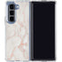 Rose Gold Marble Galaxy Z Fold5 5G Clear Case